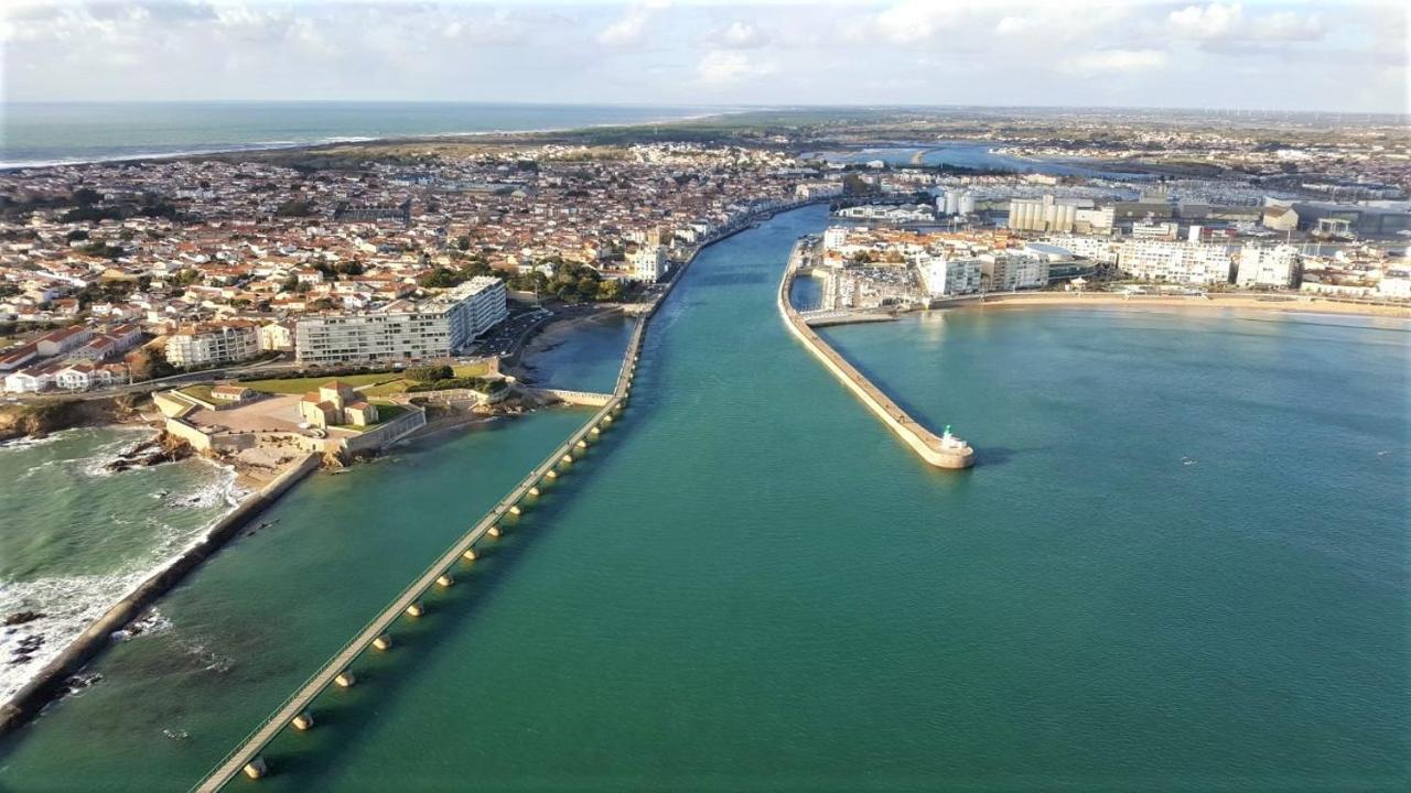 La Calypsette - Face Grande Plage Des Sables D'Olonne Les Sables-dʼOlonne Exteriér fotografie